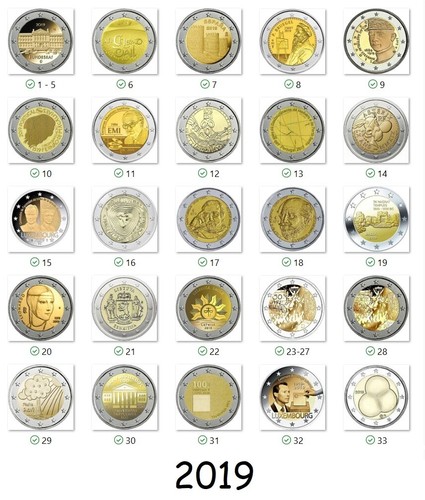 Euro 2019 gedenkmünze - 2,