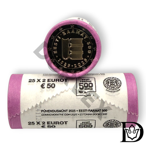 2025 estland euro münzrolle - euro,