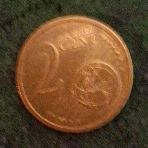 Cent euro kursmünze - 2,