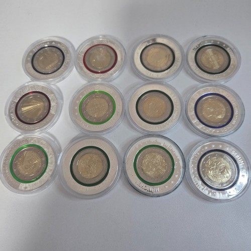 Euro münzen polymer - polymer, /