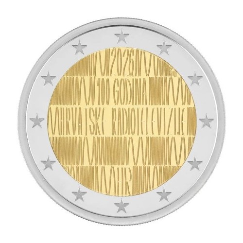 Euro gedenkmünze kroatien - euro,