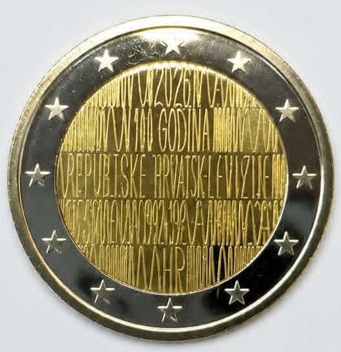 Kroatien euro gedenkmünze - -,