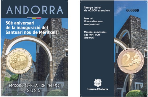 Andorra euro gedenkmünze - -, 2