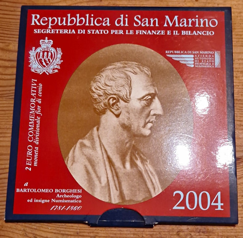 San marino euro gedenkmünze - san, 2