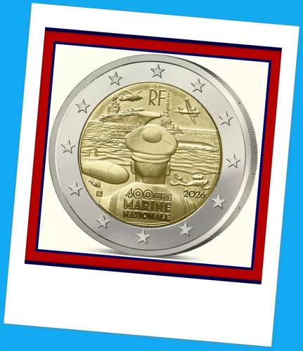 Euro gedenkmünze frankreich - 2,