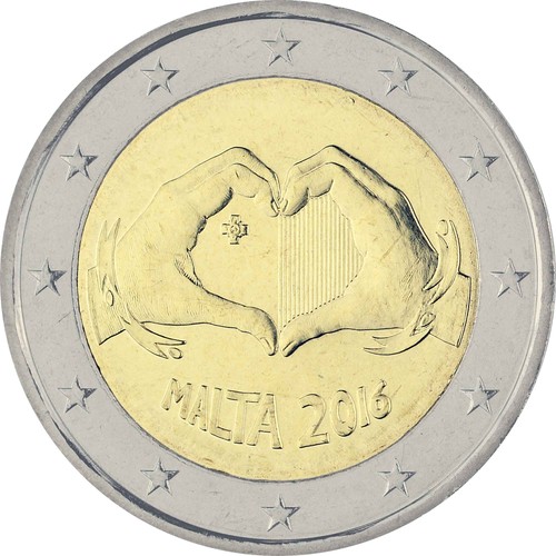 Euro gedenkmünze malta - 2,