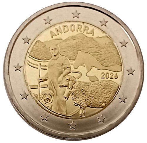Andorra euro gedenkmünze - -,
