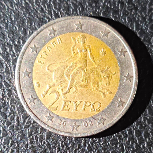 Griechenland euro kursmünze - 2,