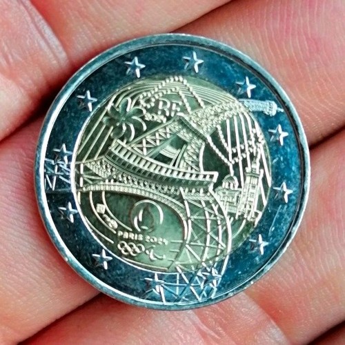 Euro gedenkmünze paris 2024 - euro,