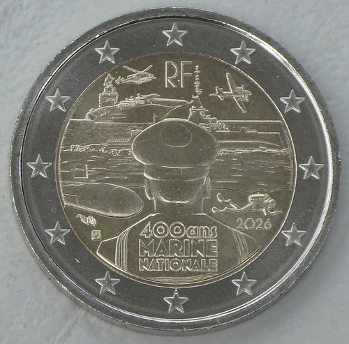 Euro gedenkmünze frankreich - 2,