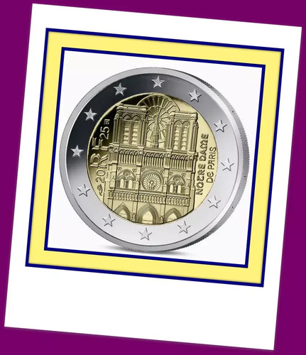 Euro gedenkmünze frankreich - 2,