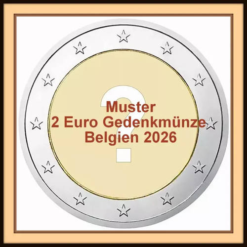Euro gedenkmünze belgien - 2,