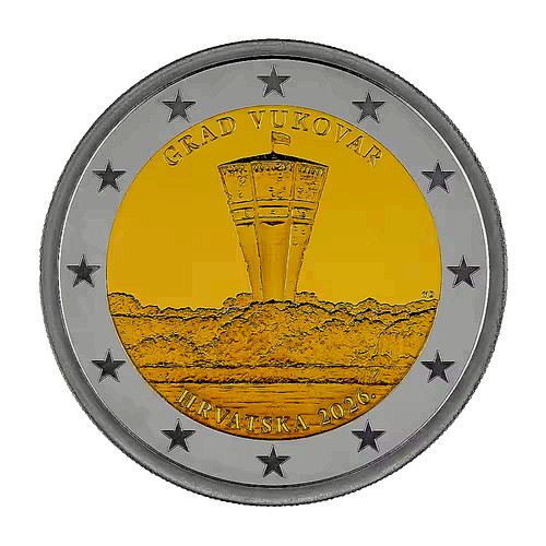 Kroatien euro gedenkmünze - kroatien,