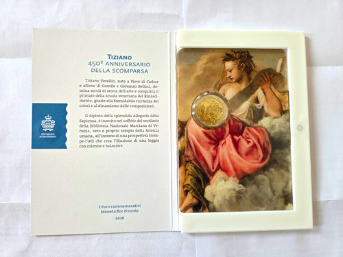 San marino euro gedenkmünze - marino,