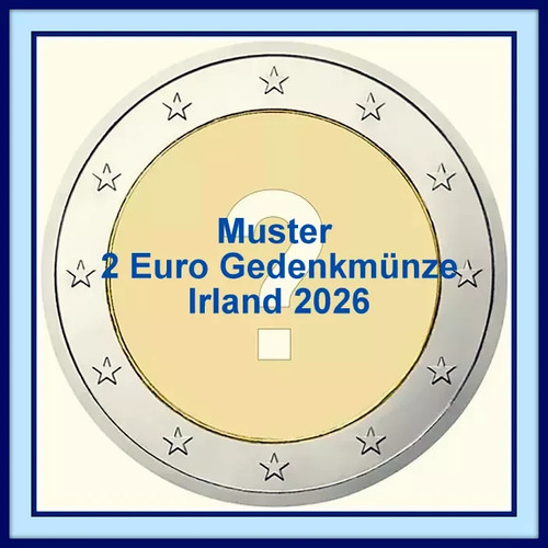 Euro gedenkmünze irland - 2,