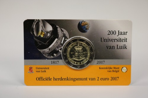 Belgien 2017 coincard euro - belgien, 2