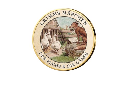 Euro vergoldet der fuchs und - 2,