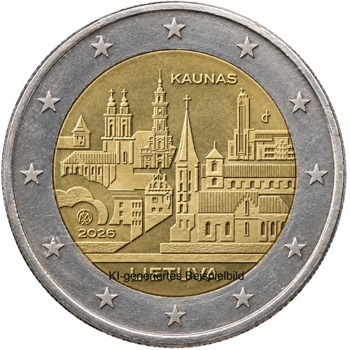 Litauen euro gedenkmünze - euro,