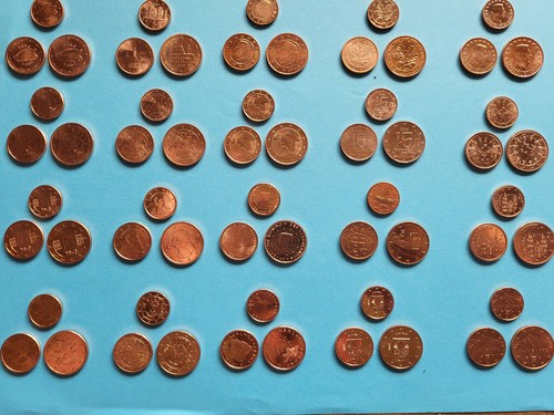 Alle cent münzen der - münzen, 21