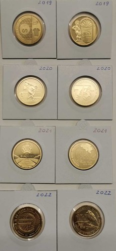 Belgien euro gedenkmünze - 2,5,