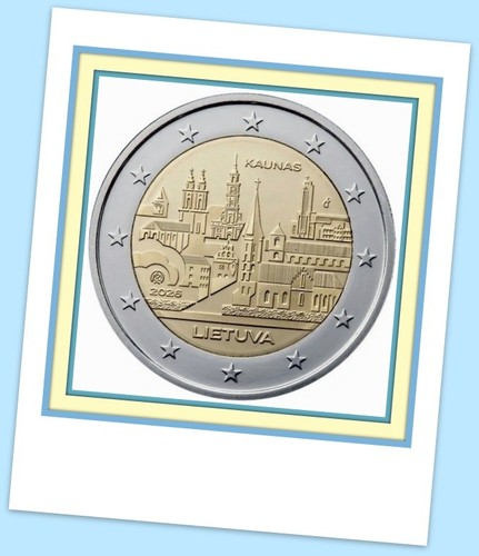 Euro gedenkmünze litauen - 2,