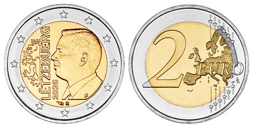 Luxemburg euro kursmünze - 2, euro-kursmÜnze