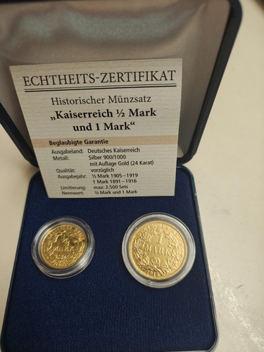 Historischer münzsatz - historischer,
