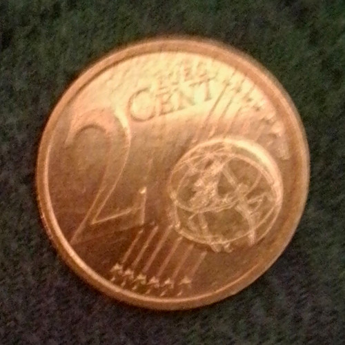 Cent euro kursmünze 2002 - 2, euro-kursmünze